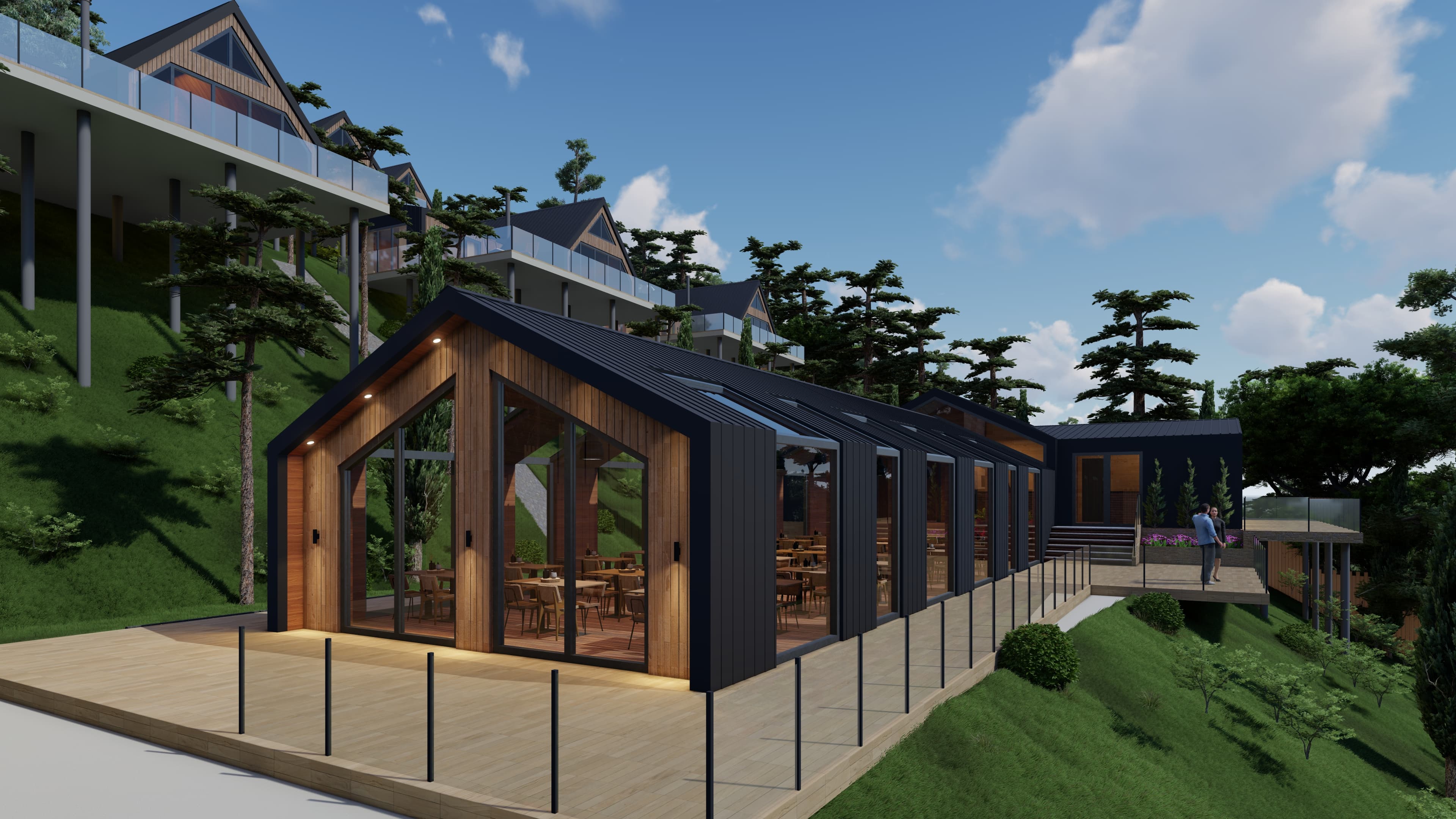 Restaurant and amenities