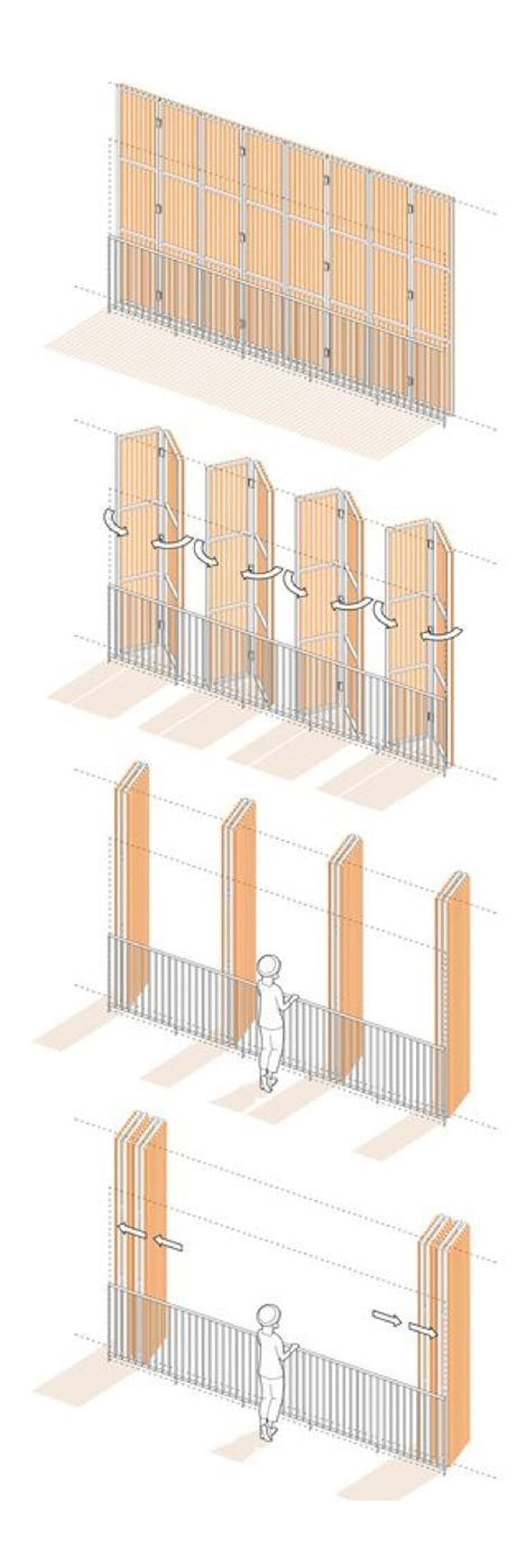 Sliding shutter concept